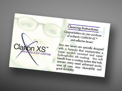 Clarion business card design